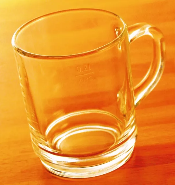 96 Glühweingläser Glühweinbecher mit Eiche 0,2 geeicht  ARC HARTGLAS