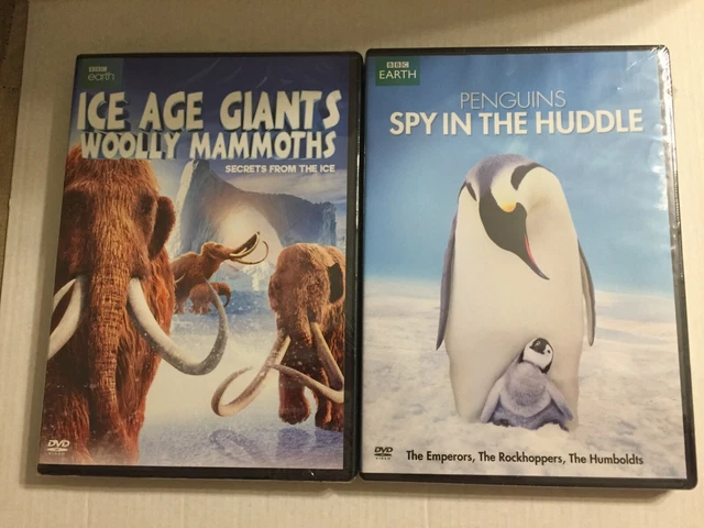 Two New BBC Earth Ice Age Giants Woolly Mammoths & Penguins Spy in the Huddle