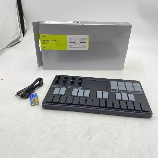 Korg NANOKEY-ST Studio Midi Controller, Black