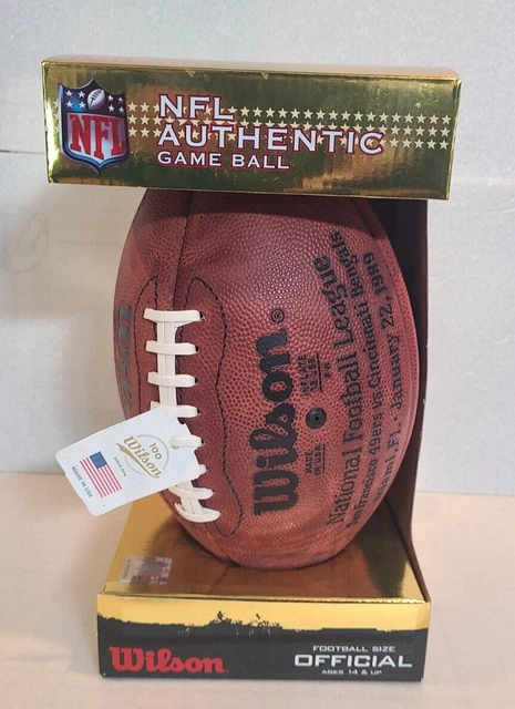 NFL Authentic Wilson The Duke Game Football Super Bowl XXIII 49's - Bengals 1989