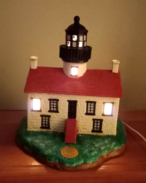 Lefton Limited Edition '96 first West Coast Lighthouse Alcatraz Lighted 702/9k