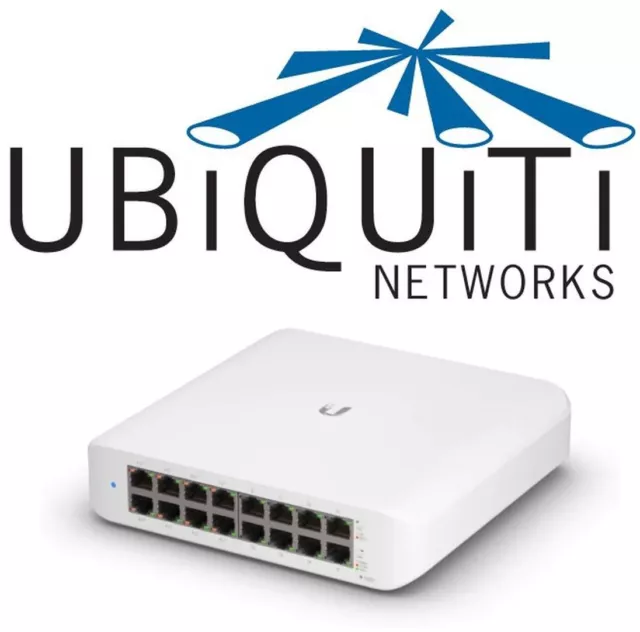 Ubiquiti UniFi 16 Gigabit Port Switch Managed L2 8x PoE USW-LITE-16-POE*OPEN BOX