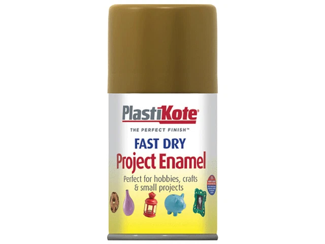 Aerosol antiguo esmalte de secado rápido oro 100 ml PlastiKote 440.0001430.046