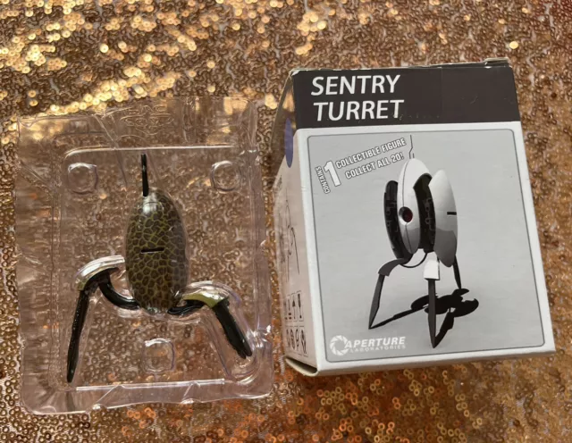 Neca Portal 2 Sentry Turret Blind Box Leopard Camo Turret