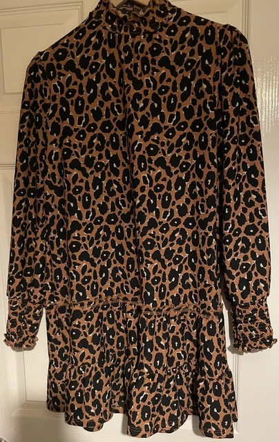 Animal print online dress miss selfridge