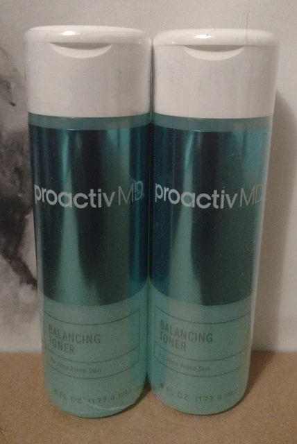 (3) New Proactiv  MD Balancing Toner 3-6oz Bottles Acne Treatment Sealed 9 month