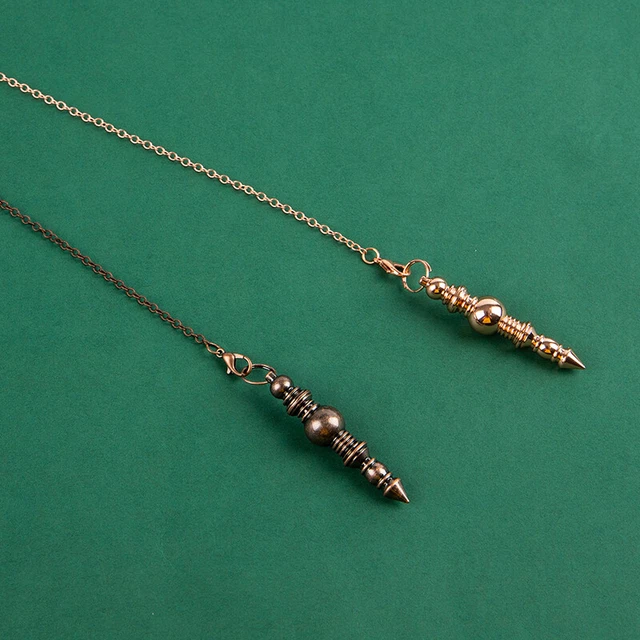 SPIRITUAL METAL PENDULUM for Dowsing Pendulums Divination Pendant Wicca