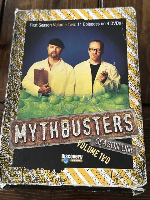 MYTHBUSTERS : VOLUME 1 & 3 (2003) Pal 4 DVD Very Good