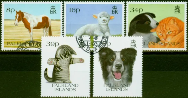 Falkland Islands 1993 Haustiere Set Mit 5 SG691-695 V. f. U
