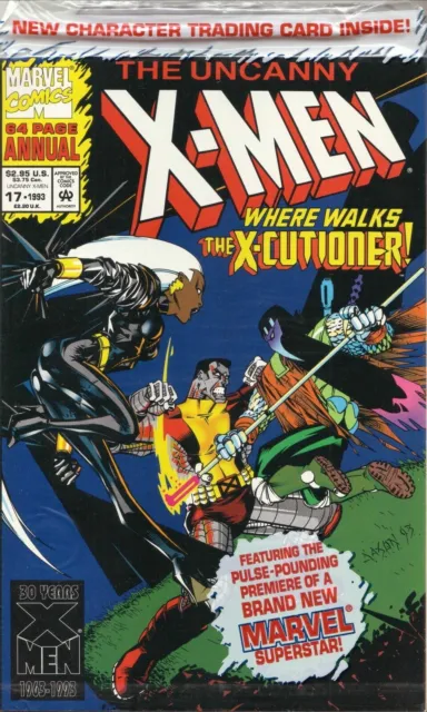 Uncanny X-Men Xmen ANNUAL #17 Marvel Comics Bagged Sealed with Card 1993 (VFNM)