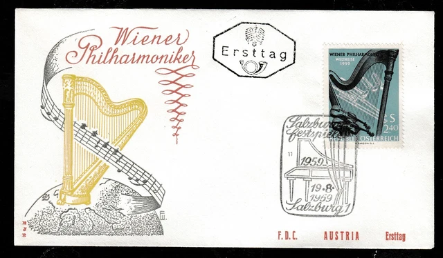 Österreich 1071 FDC, Wiener Philharmoniker