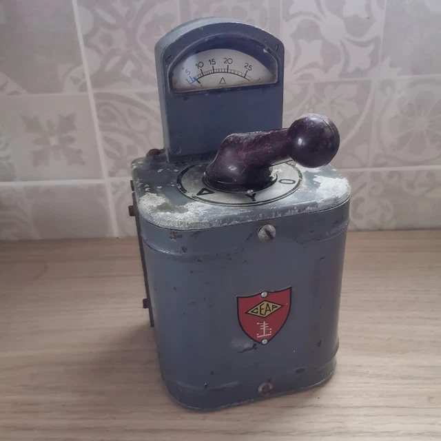 Vieux Multimètre ALSTI 2 X 20V - 1A – Voltmètre / Ampèremètre Vintage (occasion)