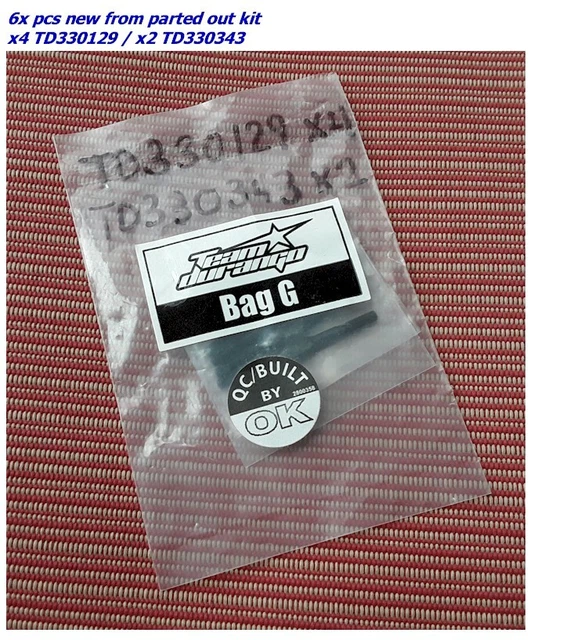6x RC Team Durango TD330129 TD330343 Turnbuckle M3x36 M3x43 DEX210 v2 v3 DEX410