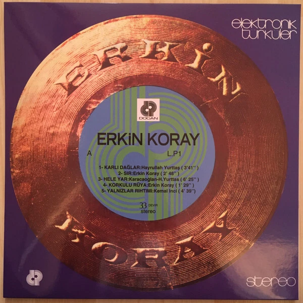 Erkin Koray - Elektronik Turkuler - New Vinyl Record - W28A