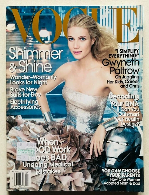 Magazine 2008 US VOGUE MAGAZINE USA may 2008 maggio Gwyneth Paltrow Steven Klein ...