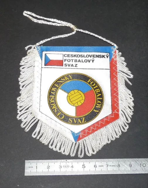 1984 Football Fanion Pennant Ceskoslovensky Fotbalovy Svaz Cssr