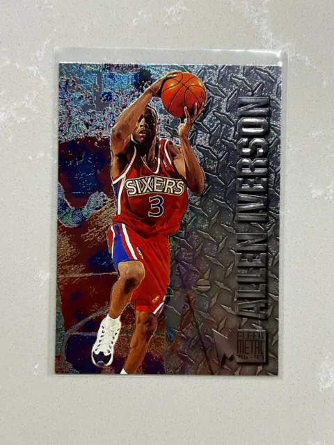Allen Iverson 1996-97 Stadium Club Rookie Insert #R16 RC Philadelphia 76ers