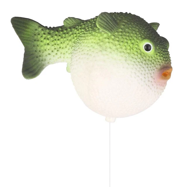 Luminous Silicone Fish Aquarium Fake Simulation Globefish Toy Tank Decoration