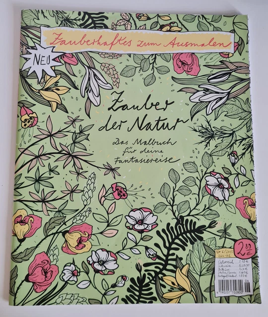 Zauberhaftes zum Ausmalen,Zauber der Natur,ein Malbuch für deine Fantasiereise