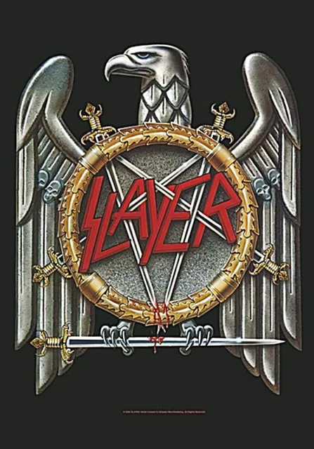 Slayer Eagle large fabric poster / flag 1100mm x 750mm (hr)