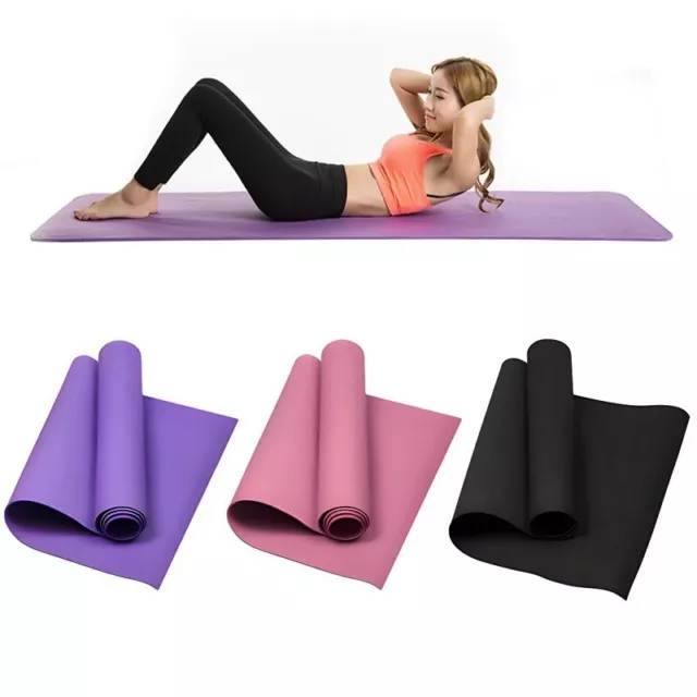 Tapis de yoga Sport fitness gym musculation Antidérapant Léger 60 x 172 cm