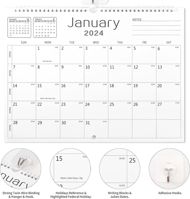 YINGHEZU WALL CALENDAR Calendar 20242025 from Jan. 2024 to Jun. 2025