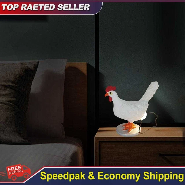 Creative Chicken Lamp Desktop Ornament Bedside Living Home Decor Light (B)