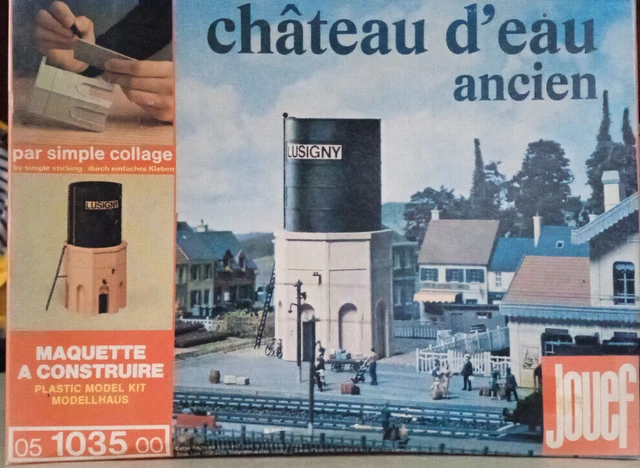 Maquette HO Château D’eau Sud-Ouest Maquetrama – Kit Non Assemblé, Pas Servie
