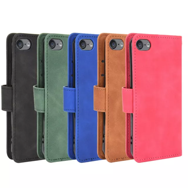 For iPod Touch 5th 6th 7th Gen Case Flip Matte Leather Wallet Card Slot Cover