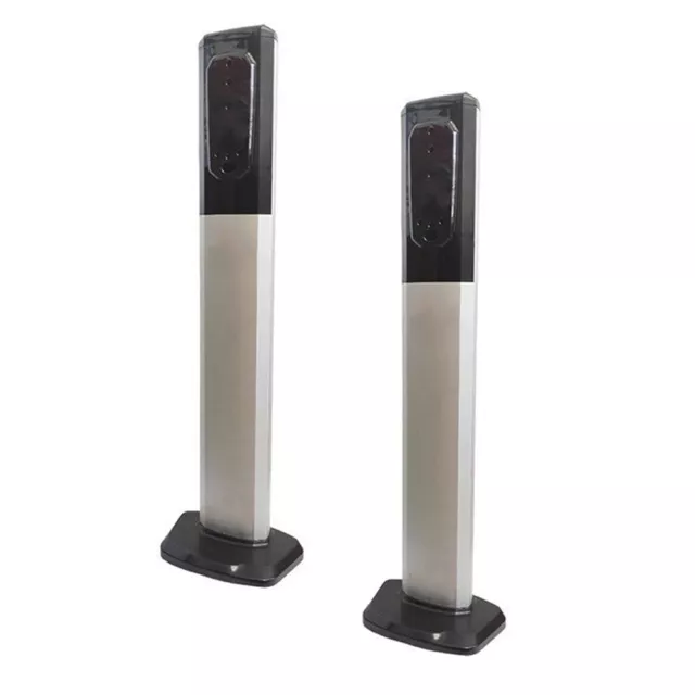Coppia di colonnine in alluminio H50 x fotocellule Desme Thea Compacta BFT PHP A