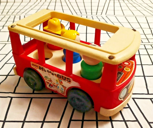 Fisher price top school bus 1995
