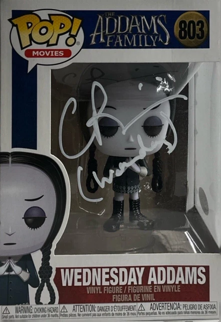 Christina Ricci Signed Addams Family Funko #803 'Wednesday' JSA MM46394