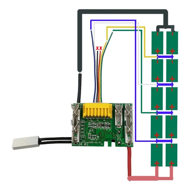 Circuit Board Surriscaldamento Overvoltage Board Circuito Non Rotto Protezione