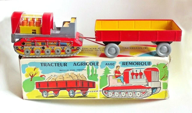 Ancien train en bois dejou - Jeux & Jouets