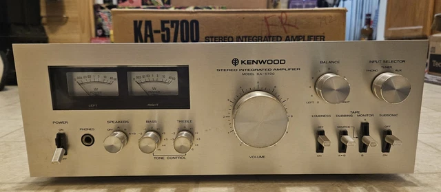 KENWOOD KA-5700 40W Stereo Integrated Amplifier with Original Box £330.
