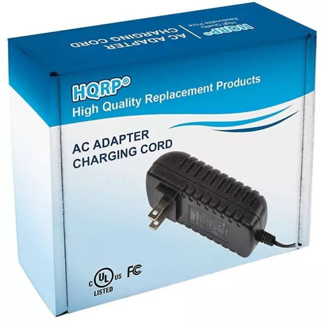 Adaptador de corriente HQRP para Casio CTK-573, CTK573, CTK-574, CTK574 Teclado 2