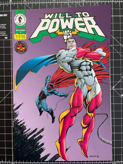 💥👊🏻 WILL TO POWER #1 Dark Horse Comic's Greatest World 1994 High Grade 👊🏻💥
