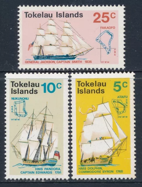 Tokelau 1970 Ships set MUH SG no. 22-24