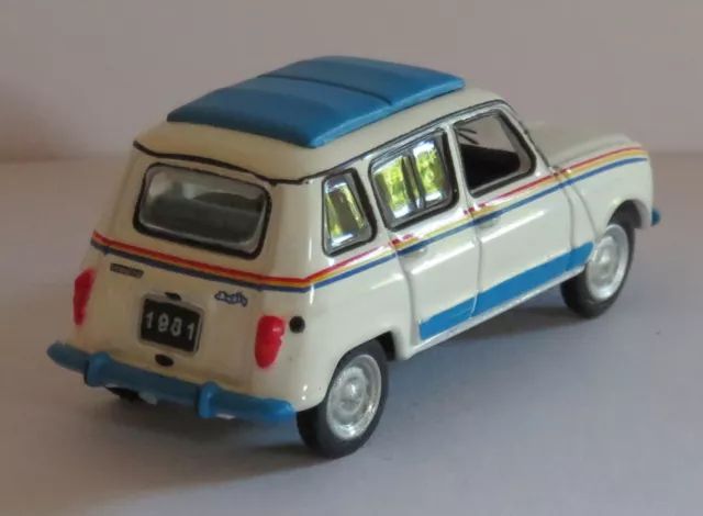UNIVERSAL HOBBIES UH idem NOREV METAL HO 1/87 RENAULT 4 R4 4L 1981 JOGGING 2