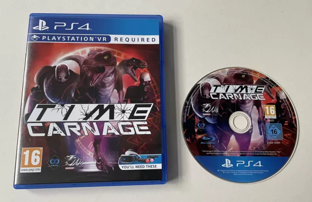 TIME CARNAGE VR PSVR Survival Shooter PlayStation 4 PS4 LN FAST