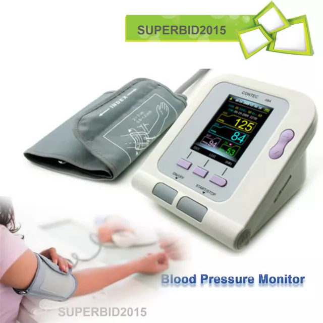 blood pressure NIBP sphygmomanomètre, Moniteur de pression sanguine, Logiciel PC