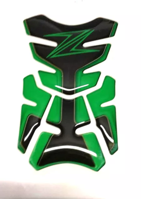 Pad Protection Reservoir Kawasaki Z1000 2010 2013 Vert / Carbone