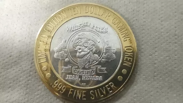 Whiskey Pete's Bonnie and Clyde Limited Edition Ten Dollar Gaming Token