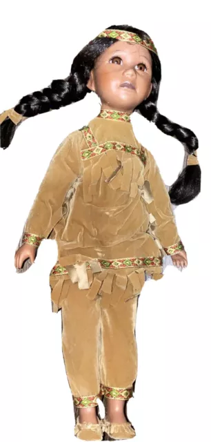 Dynasty Doll Collection Native American Princess 18” Porcelain