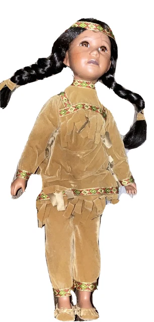 Dynasty Doll Collection Native American Princess 18” Porcelain