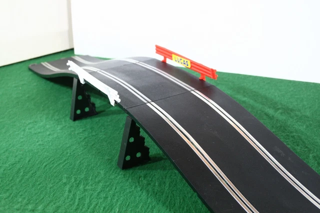SCALEXTRIC CUSTOM SPORT Long Hump Back Bridge Flyover. VGC. Fast ...