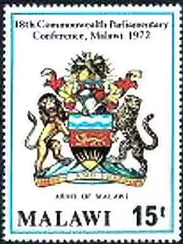 Timbre Blasons Malawi 190 ** (61735DA)