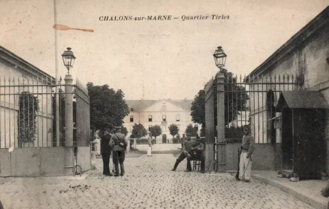 CPA 51 - CHALONS-SUR-MARNE (Marne) - Quartier Tirlet
