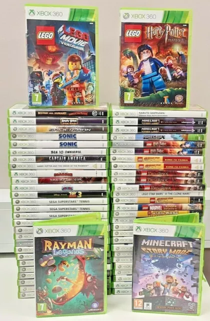 Xbox 360 Games for Children Kids *Choose A Game or Bundle Up* LEGO SONIC DISNEY