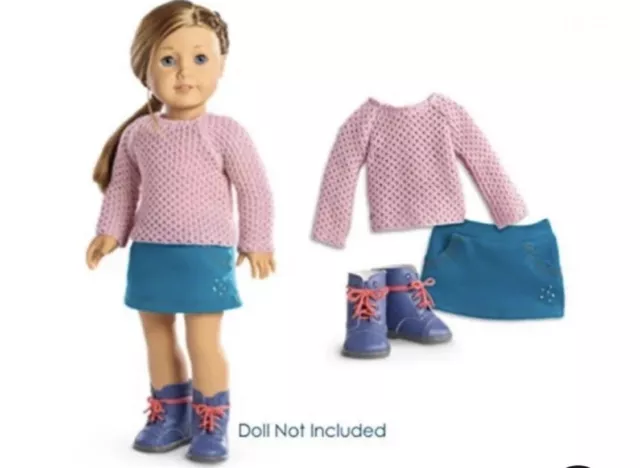 NEW IN BOX American Girl Sparkle Sweater Outfit Retired Complete